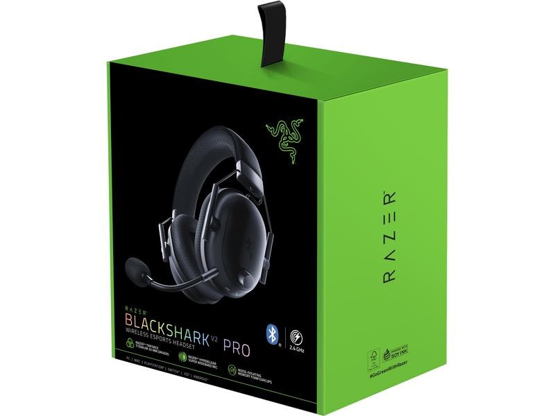 Razer Headset BlackShark V2 Pro 2023 Schwarz Kabelloses Over-Ear Gaming Headset