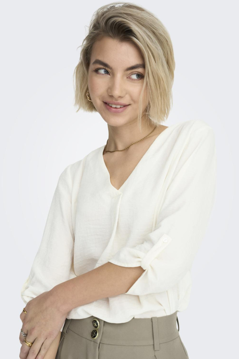 Jacqueline de Yong witte dames blouse
