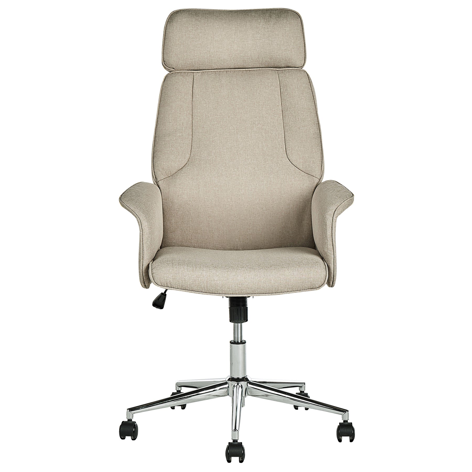 Beliani - PILOT - Bureaustoel - Beige - Polyester