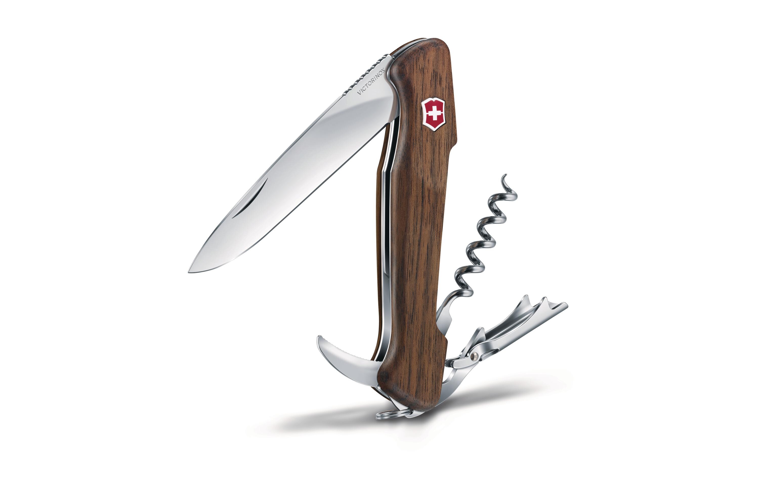 Taschenmesser Wine Master Nussbaumholz<br>Schweizer Sackmesser