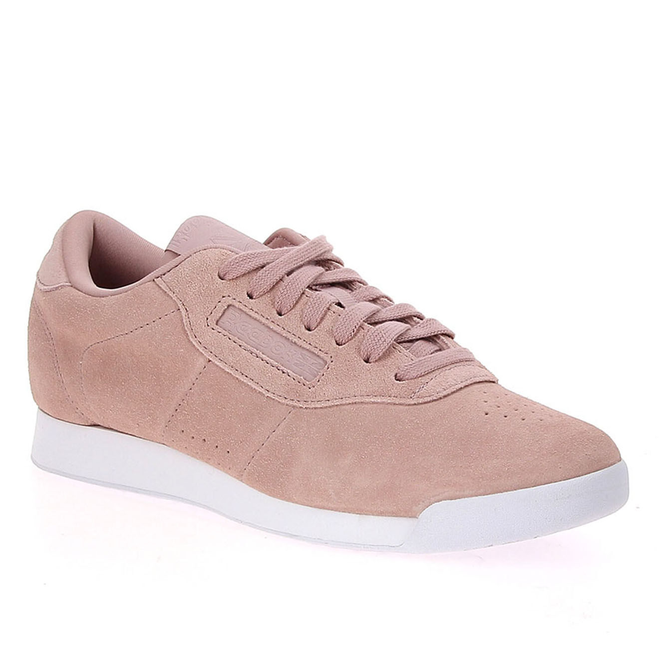 Reebok Baskets en Velours de Cuir Princess  roses