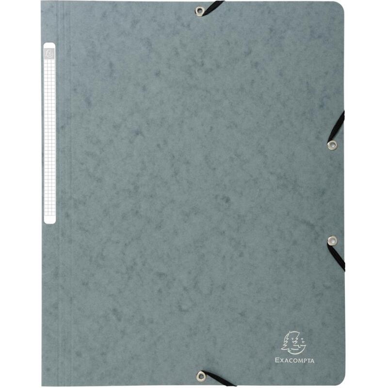 Chemise à élastique sans rabat carte lustrée 400gm2 - A4 - Couleurs assorties