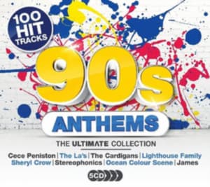 Various artists - 90s Anthems (5CD) (CD)