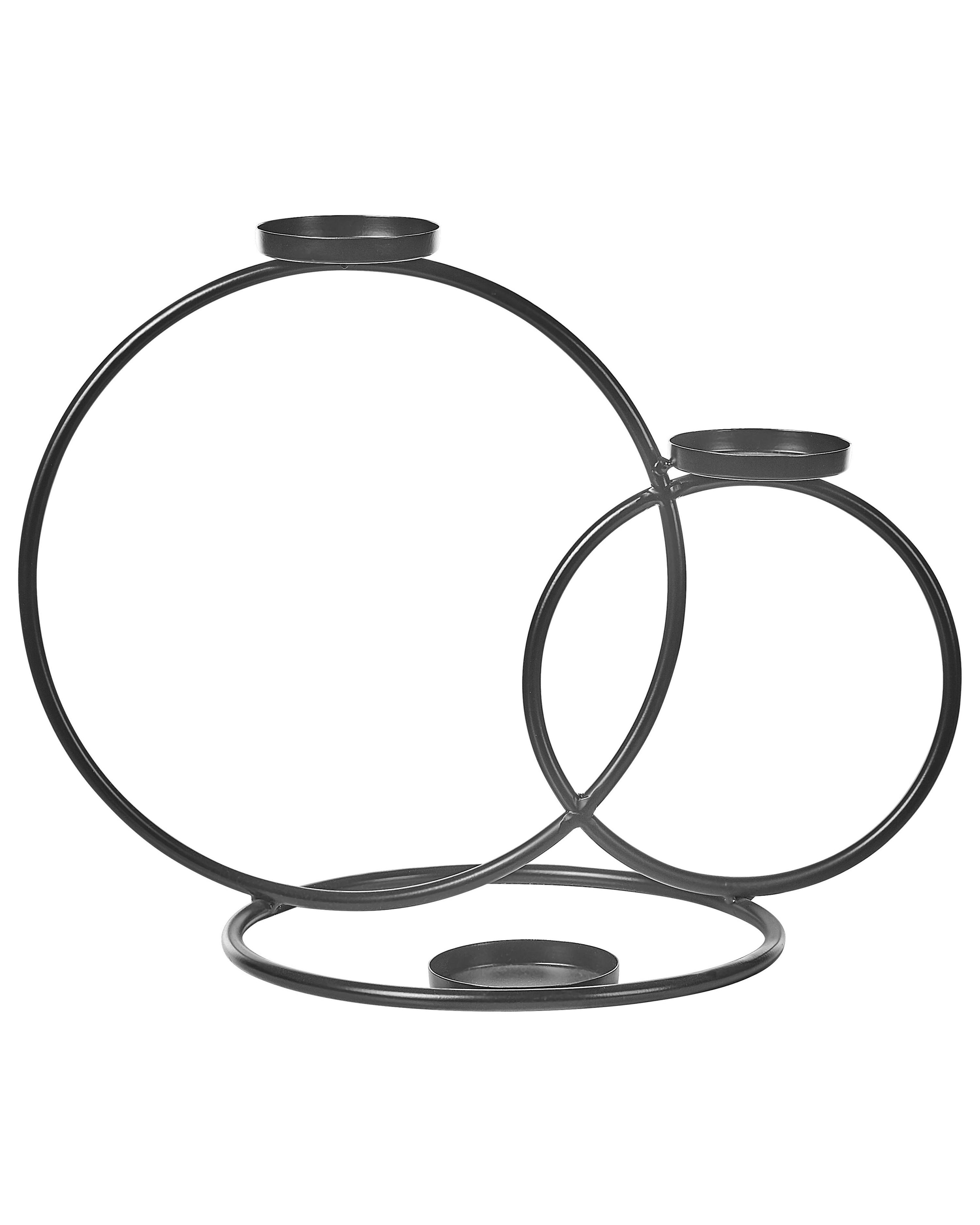 Kaarshouder CAKUNG Metaal 33 cm Zwart