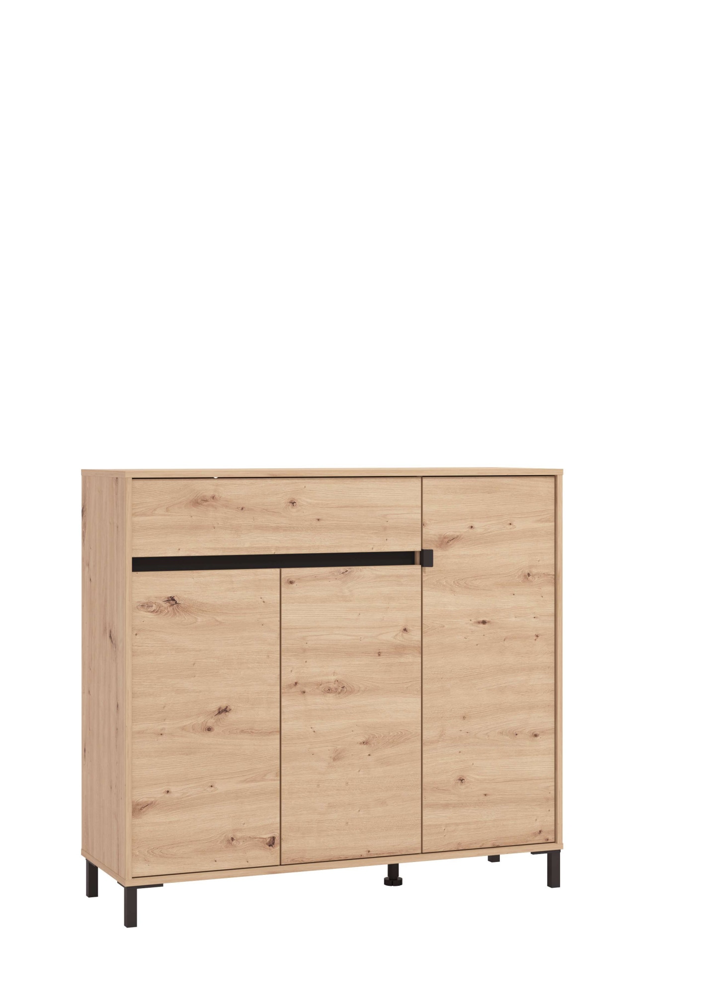 Home affaire Schuhkommode »Flannan, Schuhregal, Schuhschrank, Gesamthöhe 109,5 cm« sechs Regale und eine Schublade, Gesamtbreite 118,5 cm