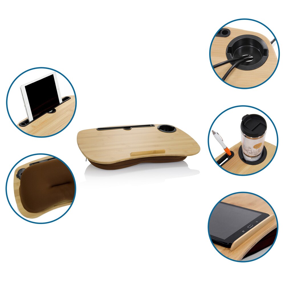 Laptopunterlage COMFILAP I Bambus, Stoff hjh OFFICE