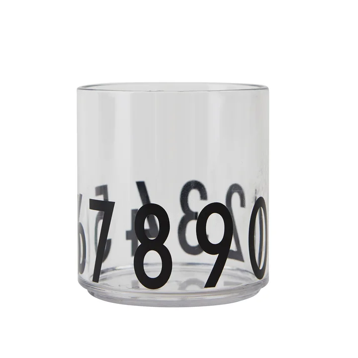 Design Letters - AJ Kids Personal Trinkglas, 123