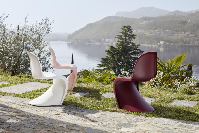 Vitra Panton chair stoel (nieuwe zithoogte) Wit