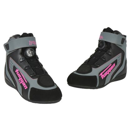 Baskets Furygan V4 EASY LADY D3O® - Noir / Rose