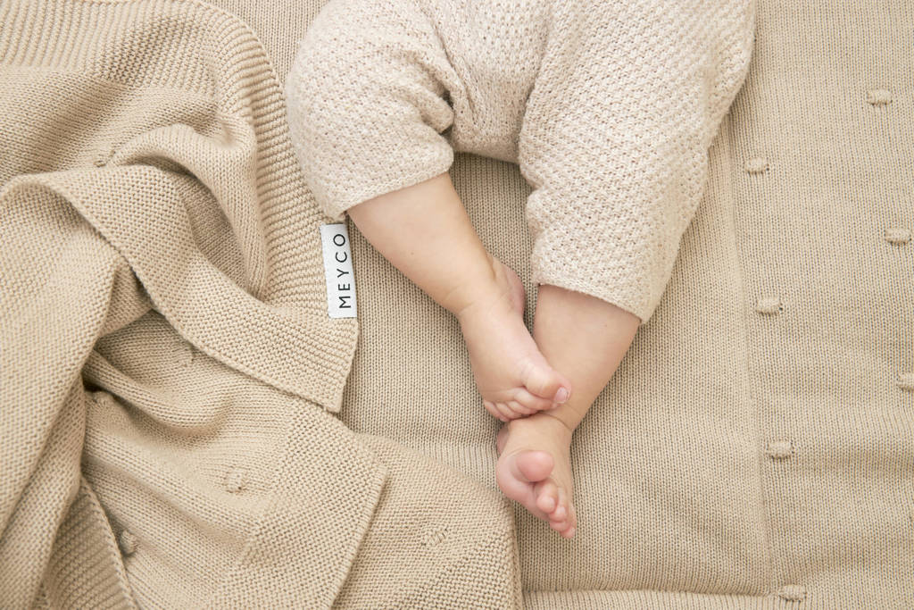 boxkleed Mini Knots 77x97 cm Sand