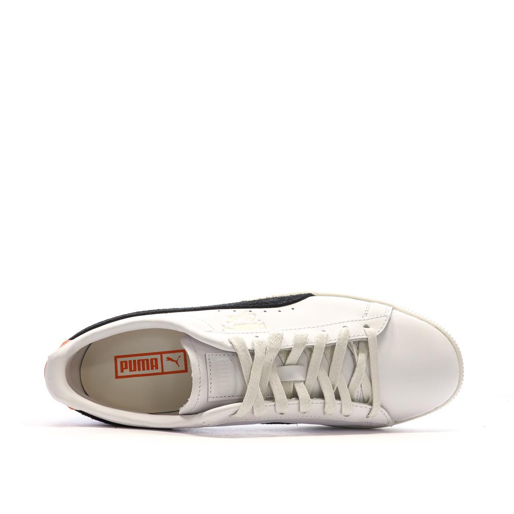 Puma Baskets Blanches/Noires Homme Puma Clyde Base