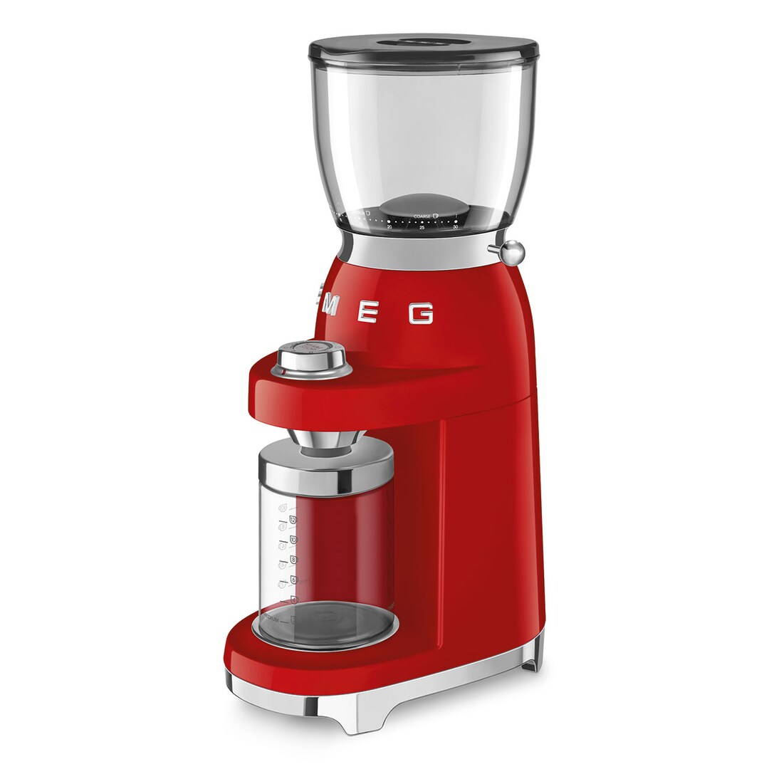 SMEG Kaffeemühle rot 50's Style elektrisch
