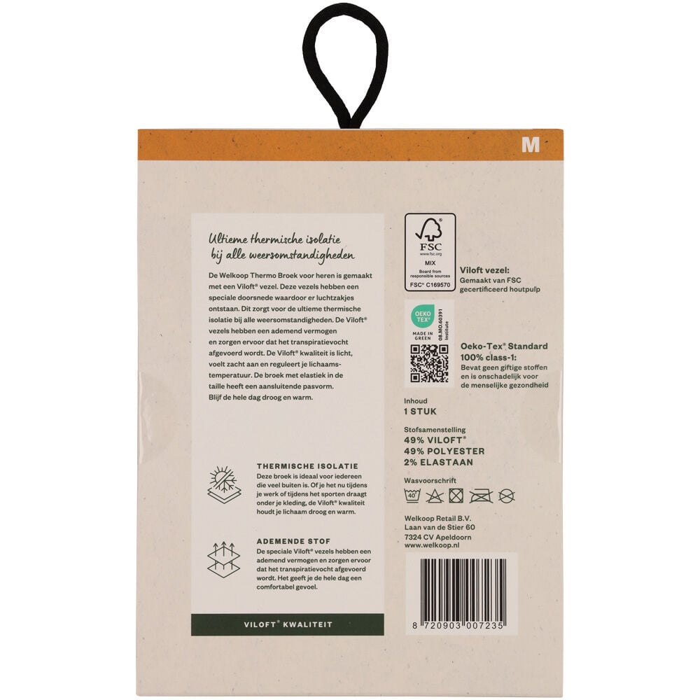 Welkoop Thermobroek - Thermolegging - Zwart - M