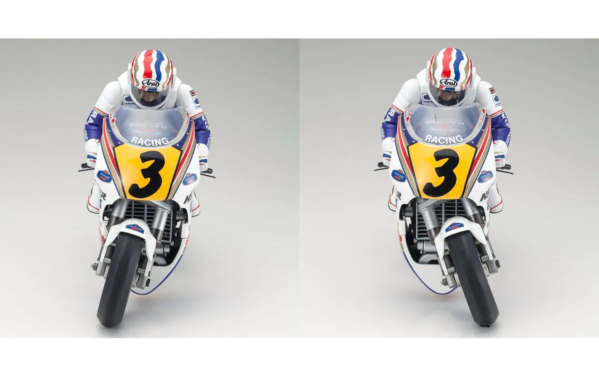 Motorrad Honda NSR500 1991 Bausatz, 1:8<br>Scale RC-Motorrad Bausatz «hanging on racer»