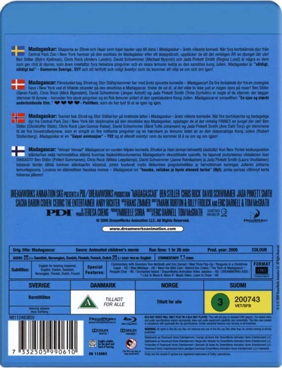 Madagascar - Blu-Ray