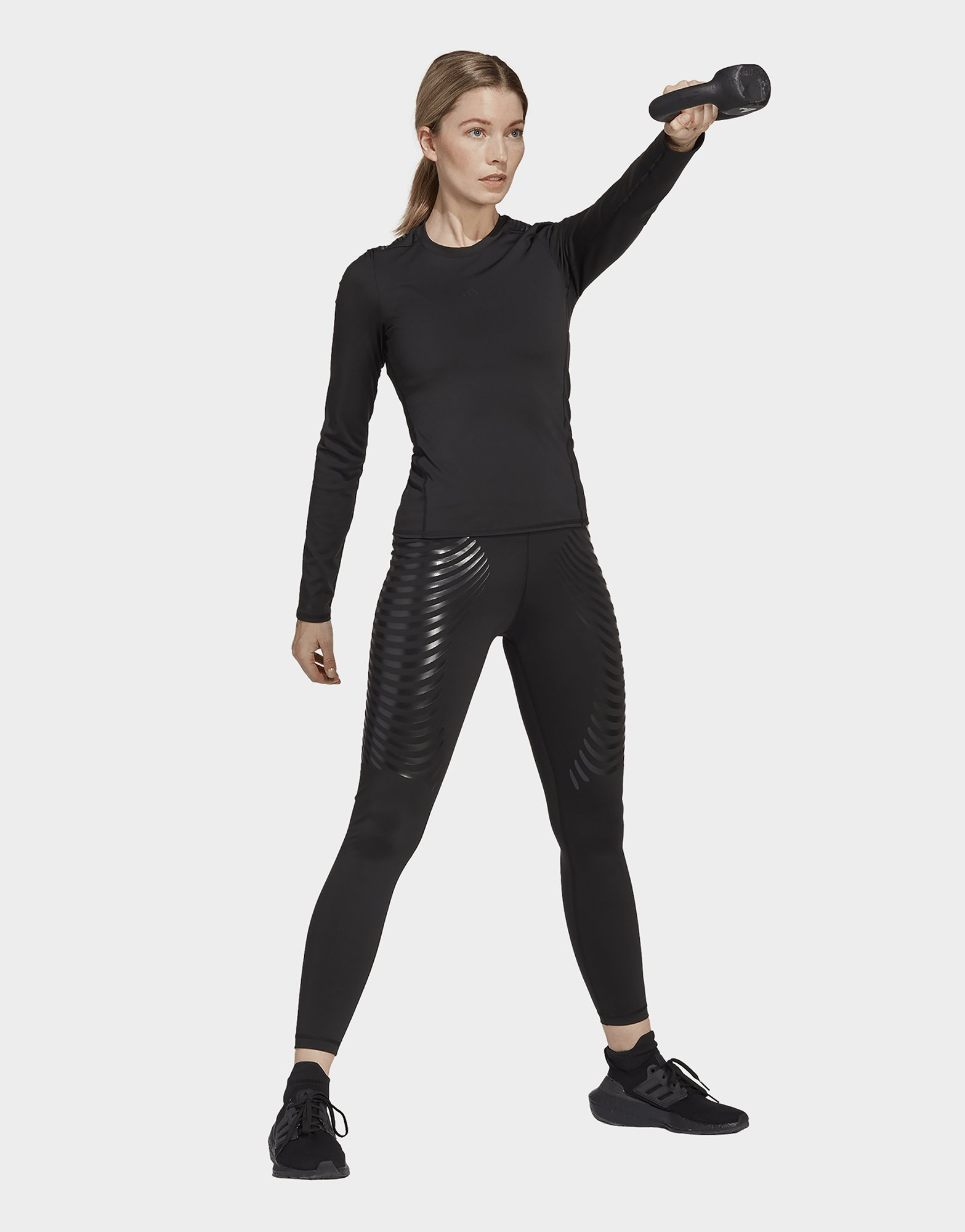 adidas T-shirt de training à manches longues Techfit Control