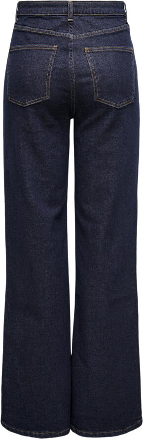ONLY ONLJUICY HW WIDE RINSE DNM MAS763 N Dark blue denim