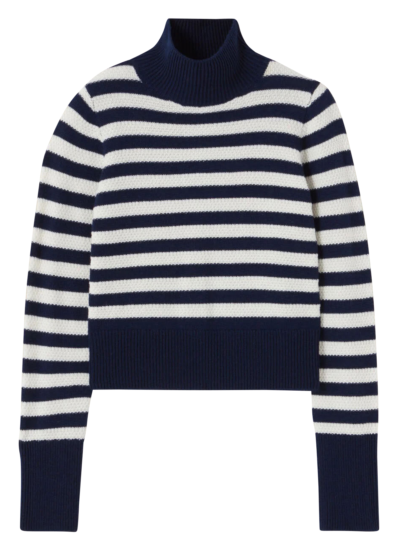 Pull marinière col montant | Multicolore