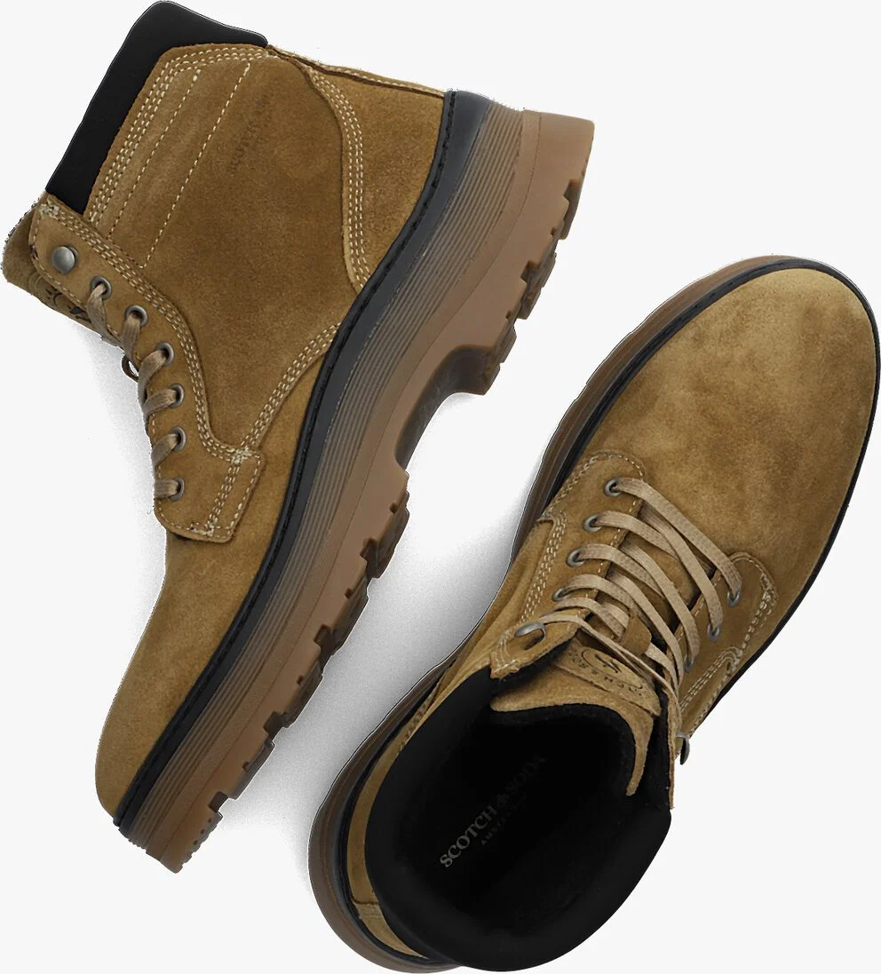 SCOTCH & SODA bruine scotch & soda enkelboots maffei