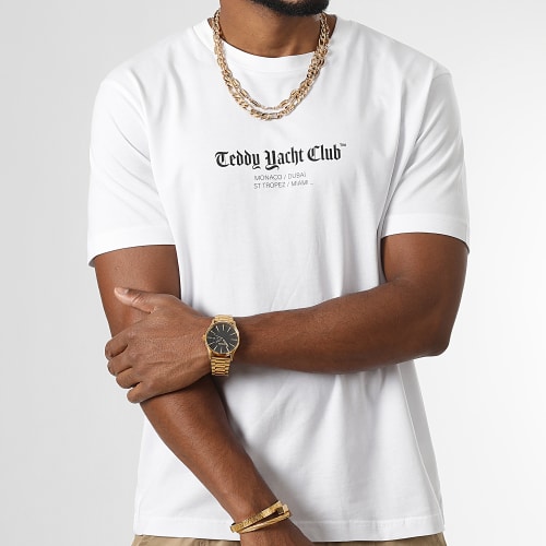 Tee Shirt Oversize Large Art Series 2 Blanc