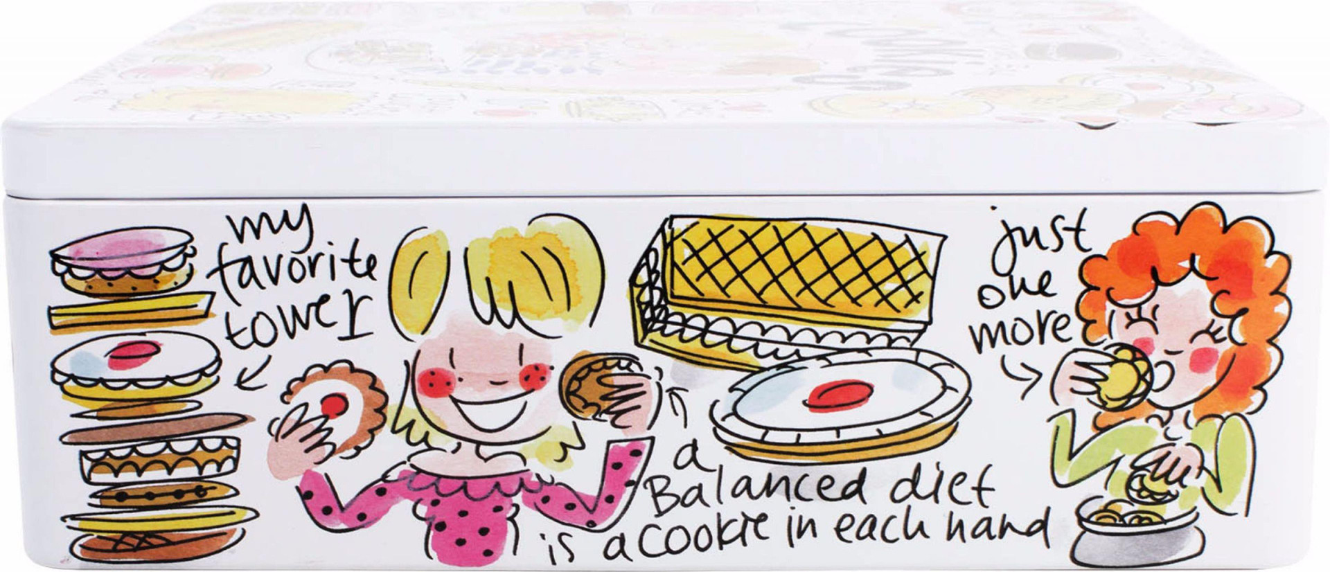 Blik vierkant groot Cookies