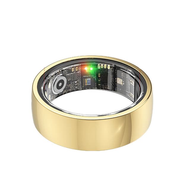 Smart Ring R1000 – Søvnmonitor, Bluetooth 5.0, Blood Oxygen Monitor Guld 10