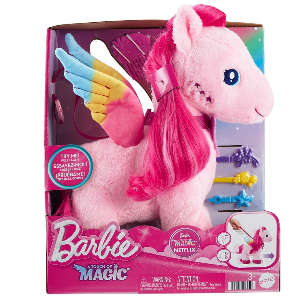 Peluche Pégase magique de Barbie
