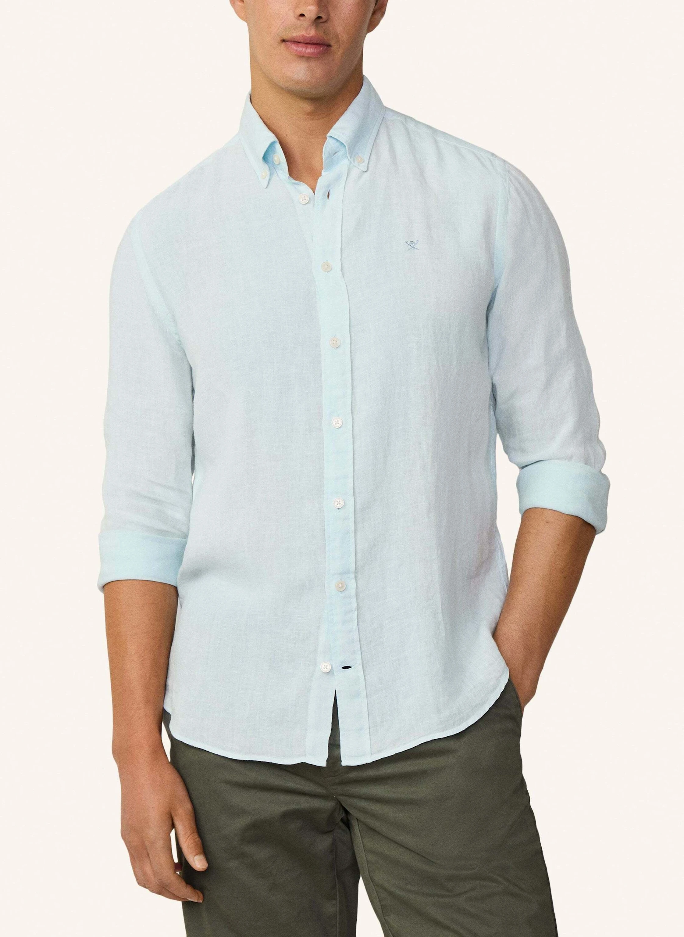 HACKETT LONDON Freizeithemd ESS GMD LINEN BRPT
