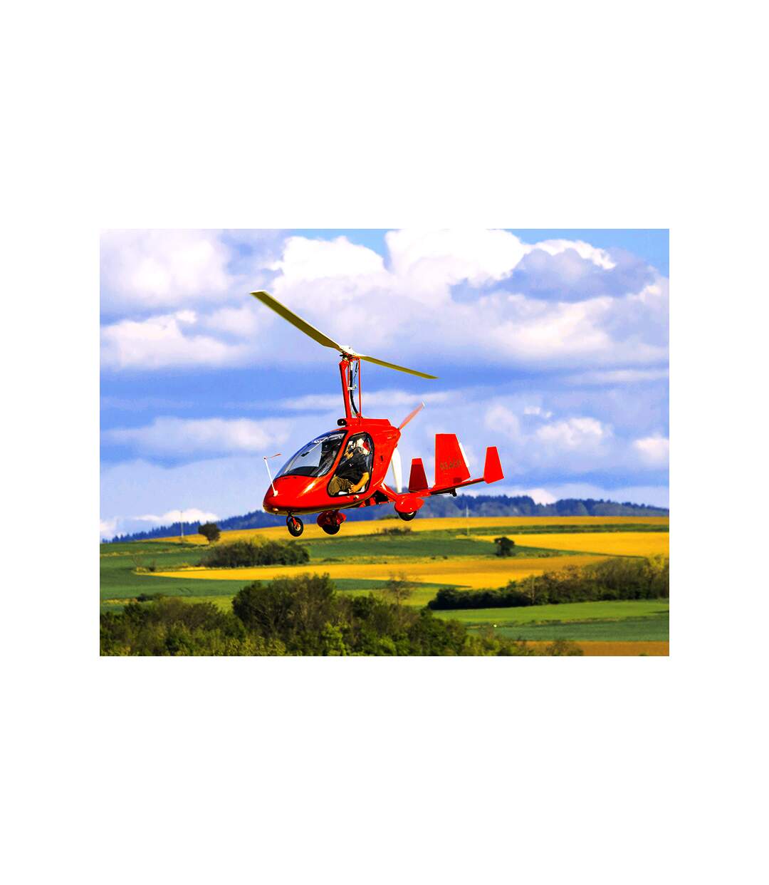 Baptême de l'air en autogire de 20 min dans le Cantal - SMARTBOX - Coffret Cadeau Sport & Aventure