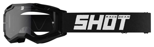 Masque Shot Assault 2.0 Solid Enduro Noir Brillant