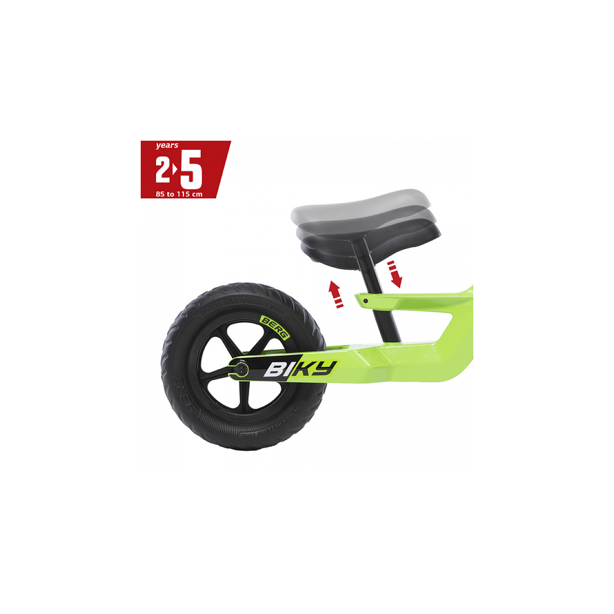 Vélo déquilibre biky mini vert