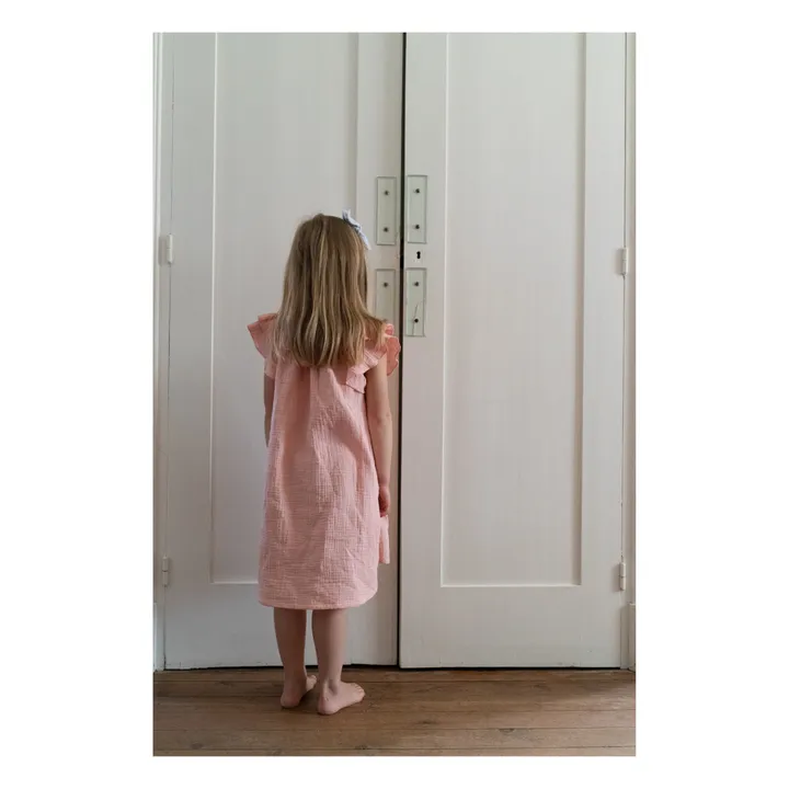 Risu Risu Robe de Nuit Mar Plumetis | Rose pêche