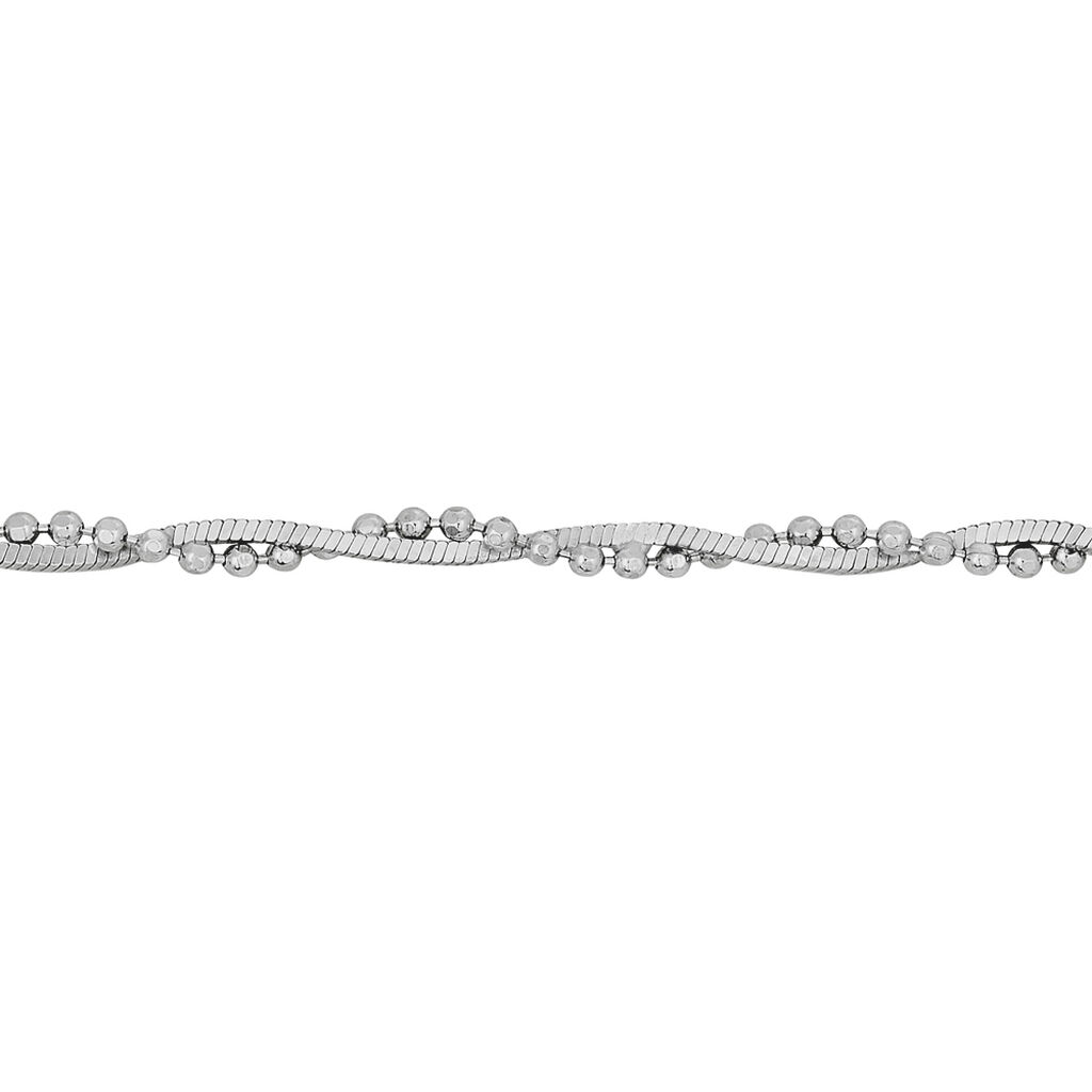 Bracelet Saman Argent Blanc