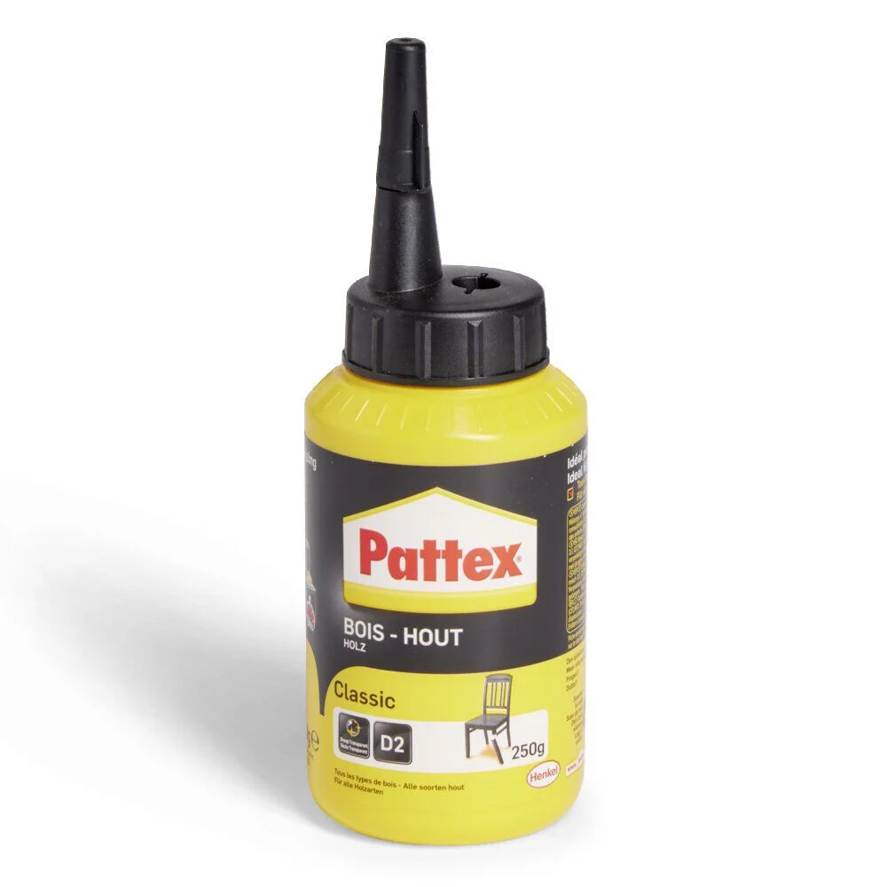 Colle à bois Pattex Classic format biberon - 250g