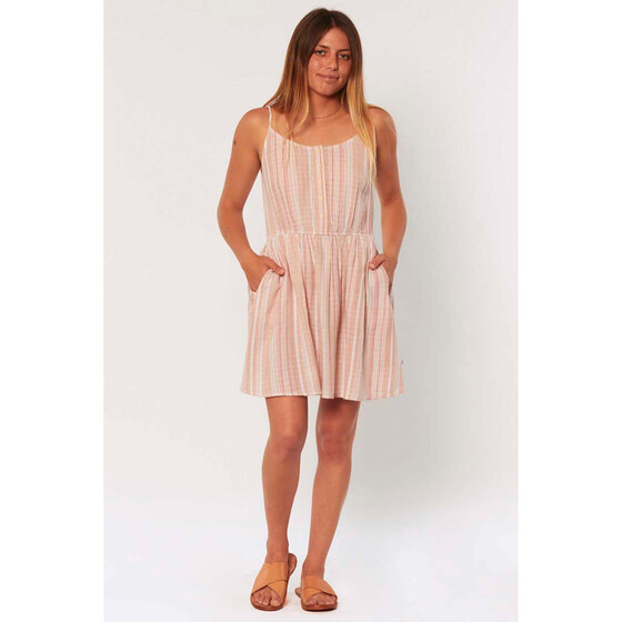 Sisstr Ocean Breeze S/L Wvn Dress Pink Smoke Womens SU22