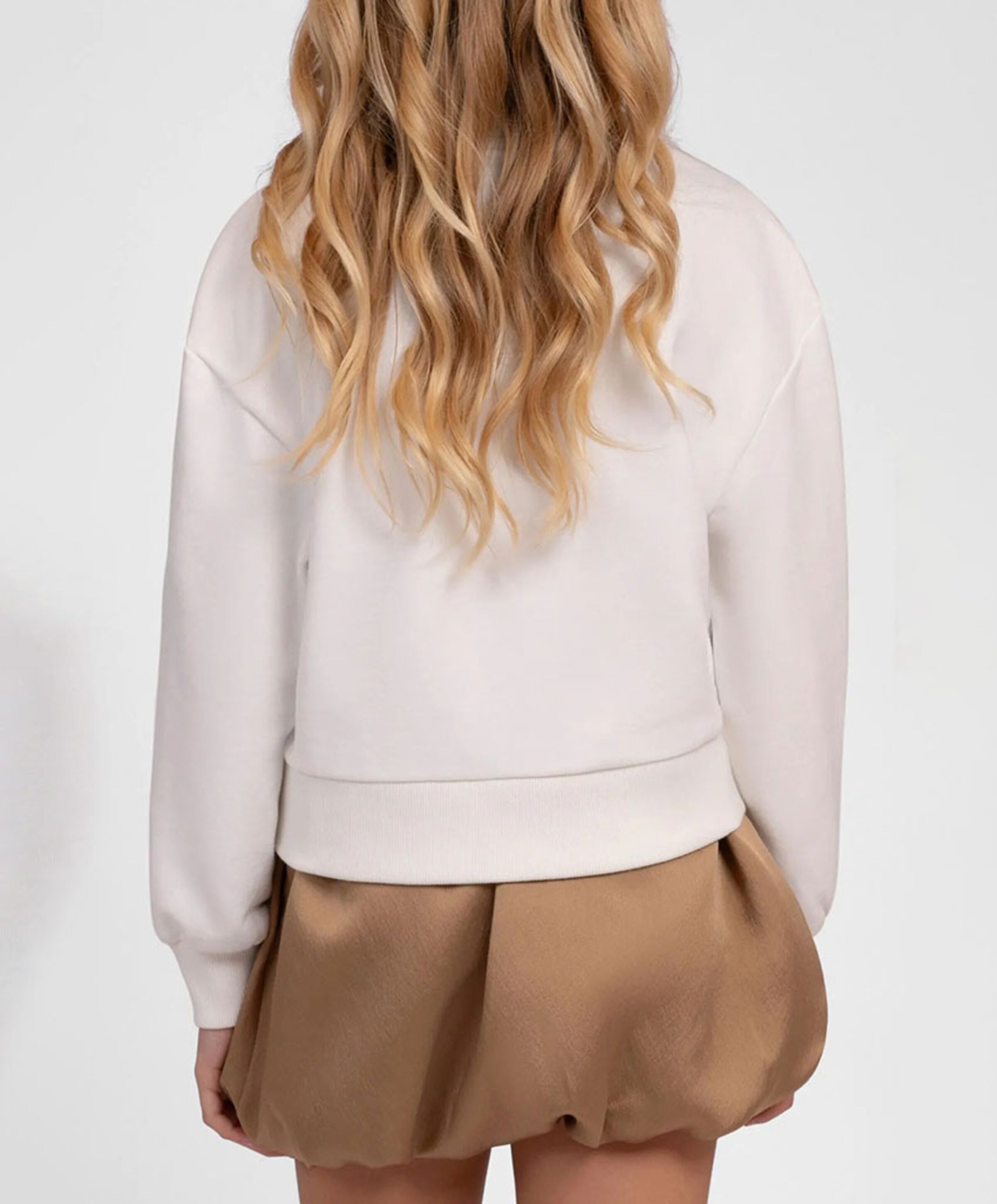NIK & NIK Meisjes sweater ecru