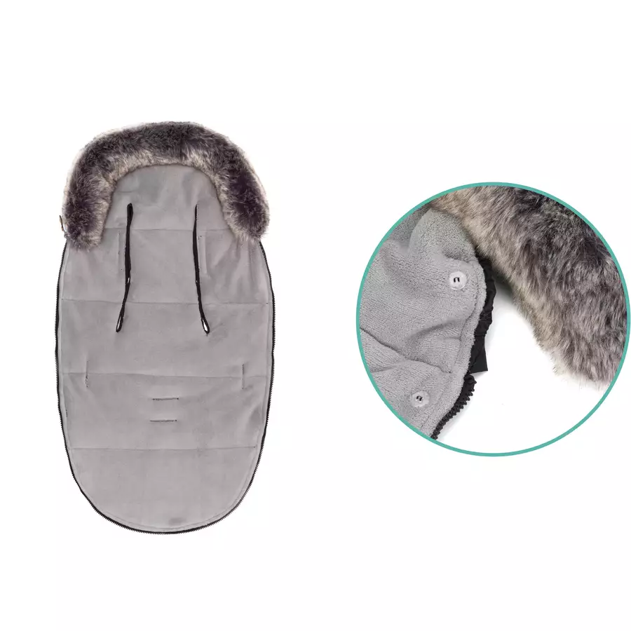 fillikid Winterfußsack Manaslu Schwarz