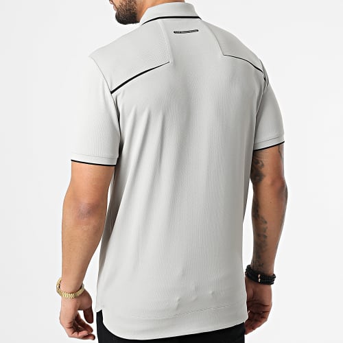 Polo A Manches Courtes 3LPF03-PJCDZ Gris