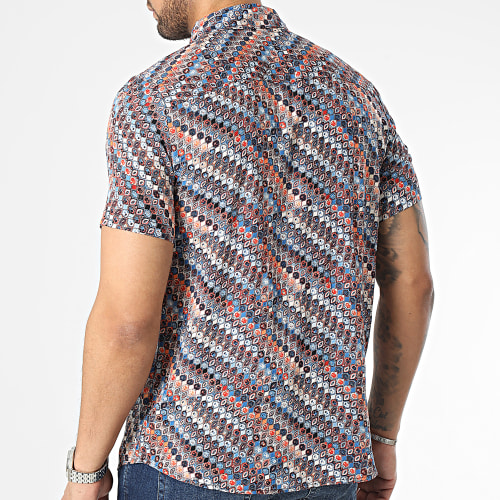 Chemise Manches Courtes Bleu