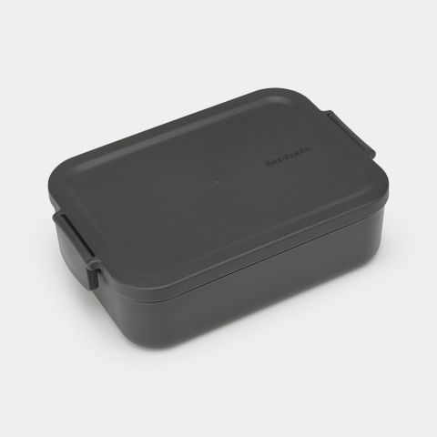 Make & Take Lunchbox, medium, kunststof - Dark Grey