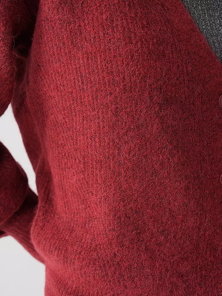 MOS MOSH Strickjacke MMTHORAV rot