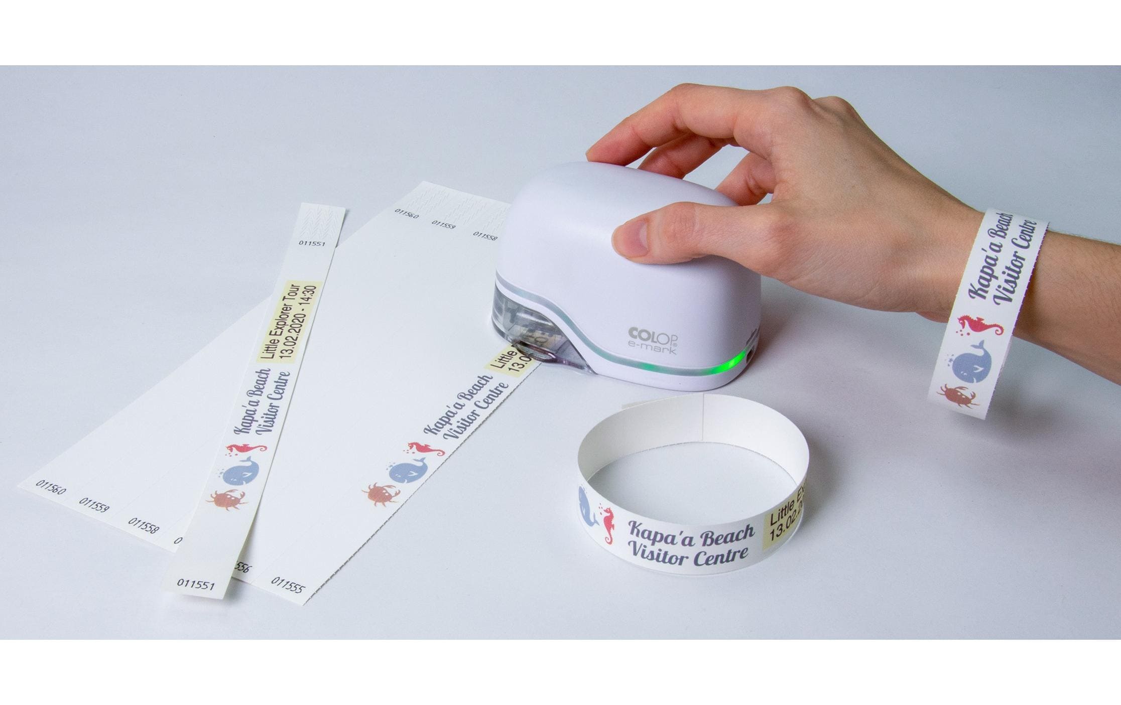 Bastband e-mark Create Wristbands, 19 x 250 mmColop Eventbänder