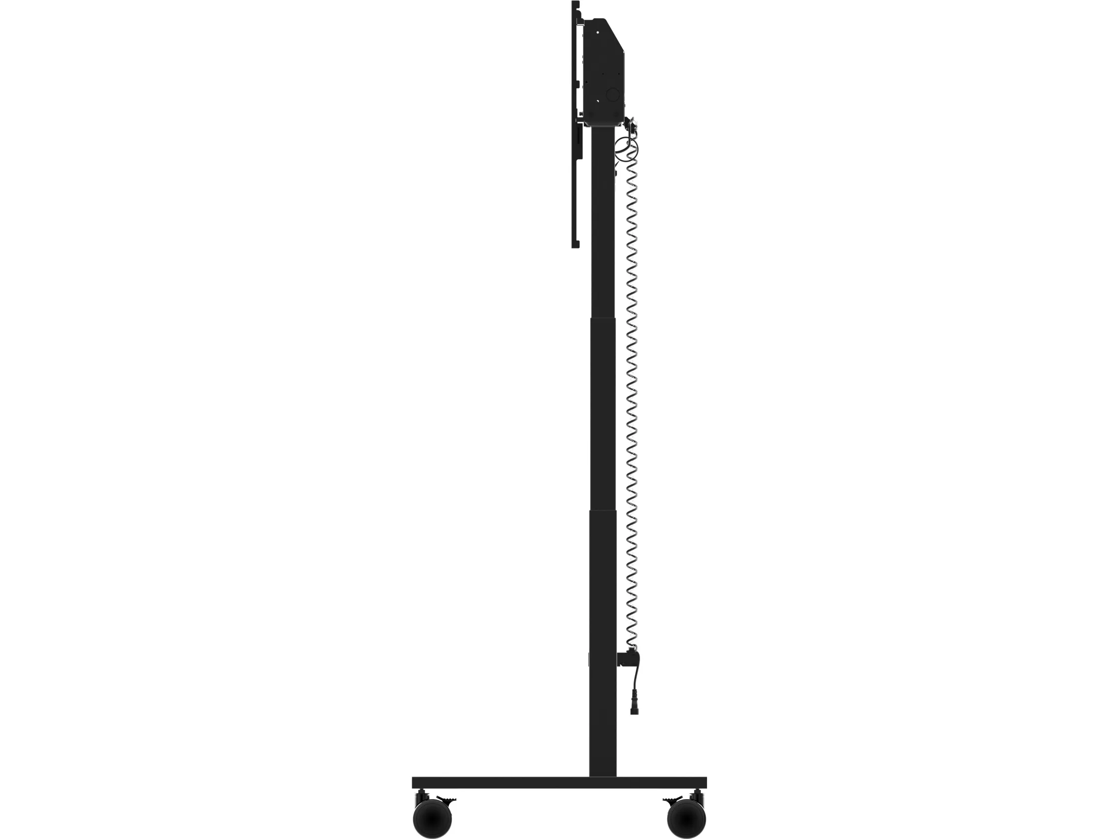Iiyama MD-CAR2031-B1 - Vogn med hjul - dobbeltkolonne motoriseret - for fladt panel - med anti-kollision - sort - skærmstørrelse: 55