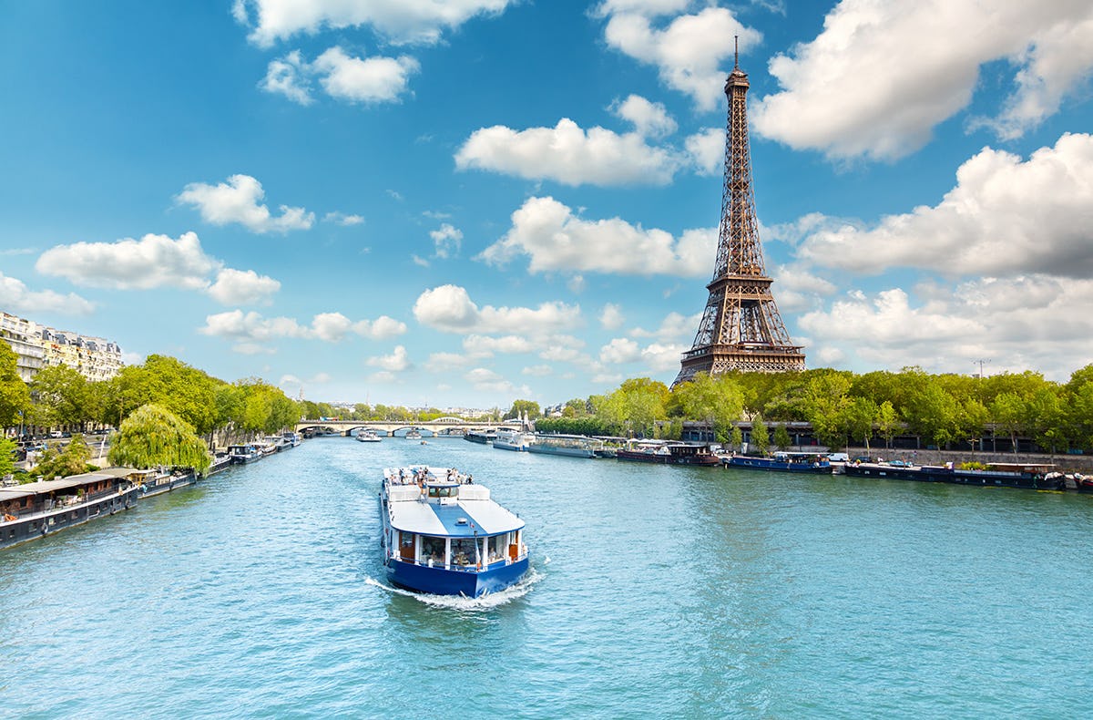 Städtetrip Paris mit Bootsfahrt für 2