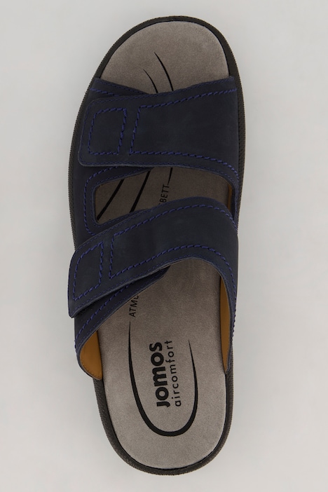 Herren Pantolette, Jomos, Leder, Klettriegel, bis Gr. 50