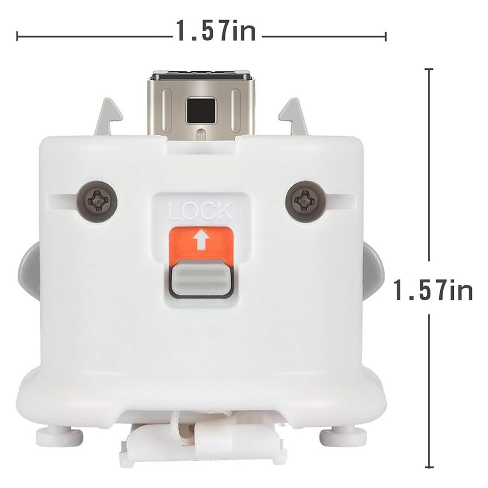 Motion Plus Adapter für Nintendo Wii U / Wii Mini / Wii Remote Game Controller - Weiss