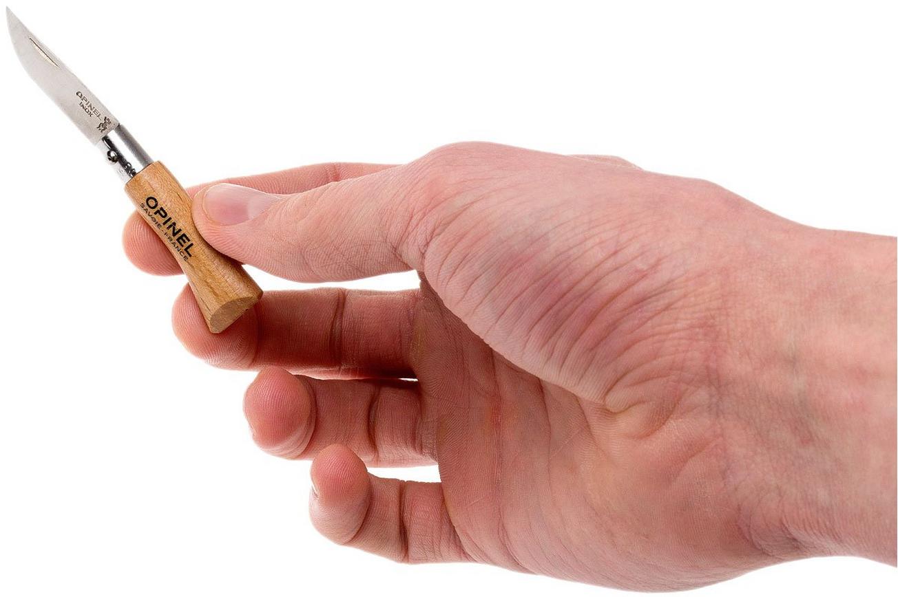 Opinel zakmes No. 2 Classic, RVS, lemmetlengte 3,5 cm