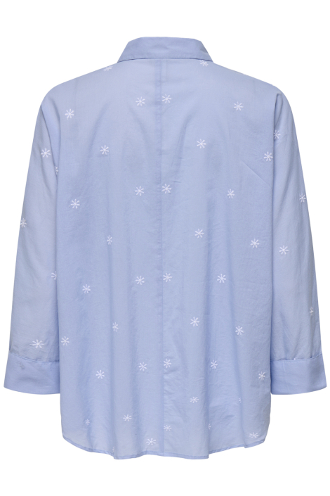 Only blauwe dames blouse