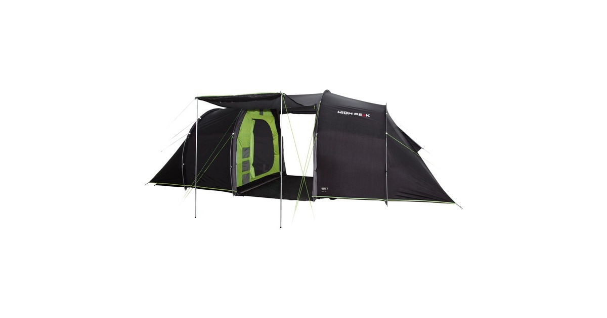 High PeakTauris 6 tent  (Donkergrijs/groen)