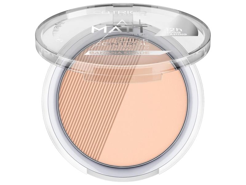 Catrice Puder All Matt Plus Shine 002 Banana Bright Glanzabsorbierender Puder für einen seidig-matten und ebenmässigen Teint
